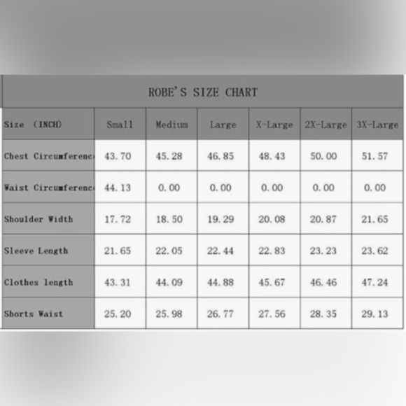 New Mens Silky Pajama Robe Short Set w/ 2 Pockets Multiple Sizes - Picture 2 of 2